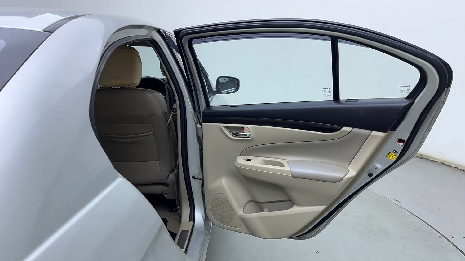 Used 2017 Maruti Suzuki Ciaz Alpha 1.4 AT Petrol Automatic interior RIGHT REAR DOOR OPEN VIEW