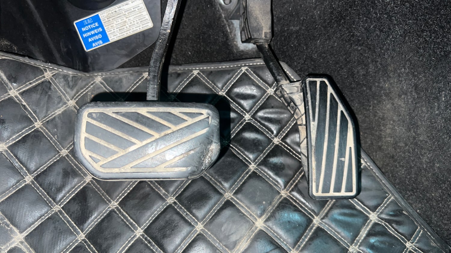 Used 2016 Maruti Suzuki Baleno Zeta 1.2 AT Petrol Automatic interior PEDALS VIEW