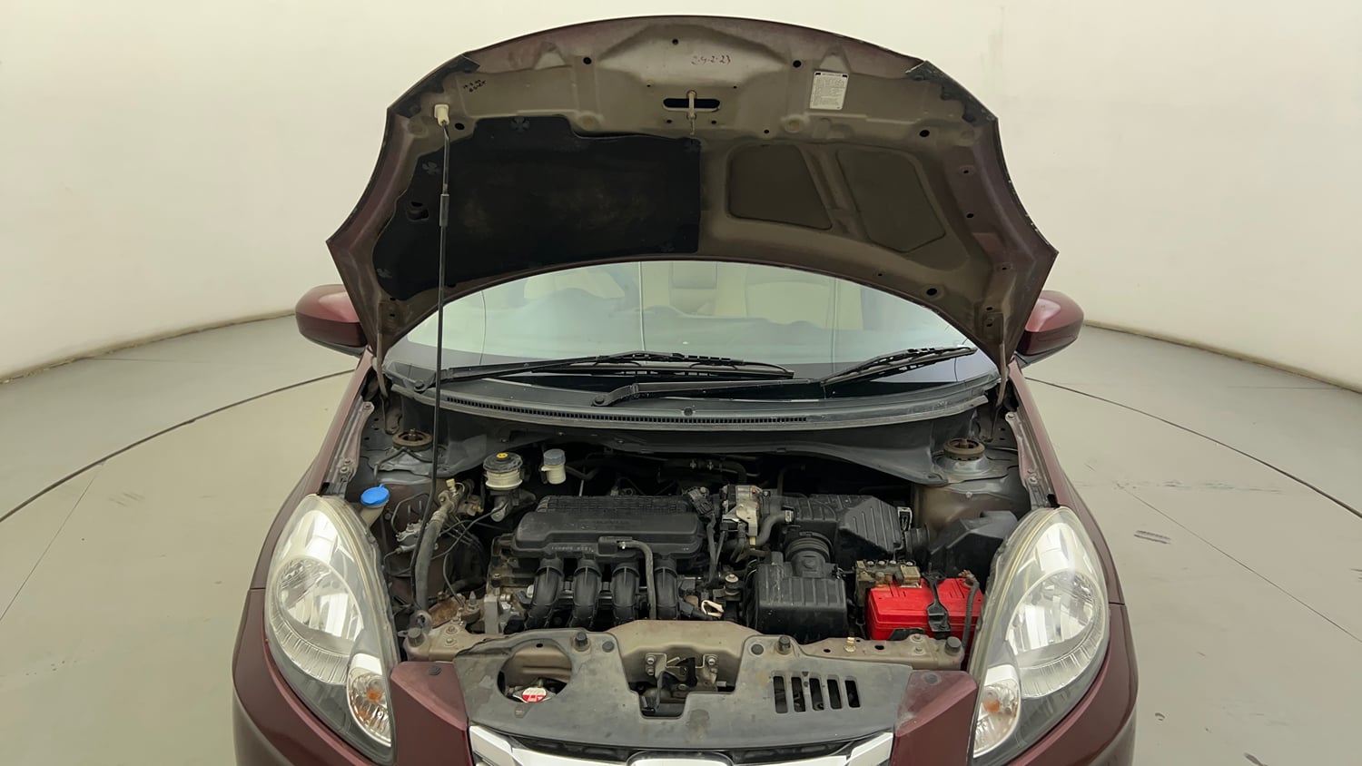 Used 2014 Honda Amaze 1.2 S i-VTEC Petrol Manual engine ENGINE & BONNET OPEN FRONT VIEW