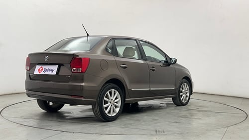 Used 2017 Volkswagen Ameo Highline Plus 1.5L AT (D)16 Alloy Diesel Automatic exterior RIGHT REAR CORNER VIEW