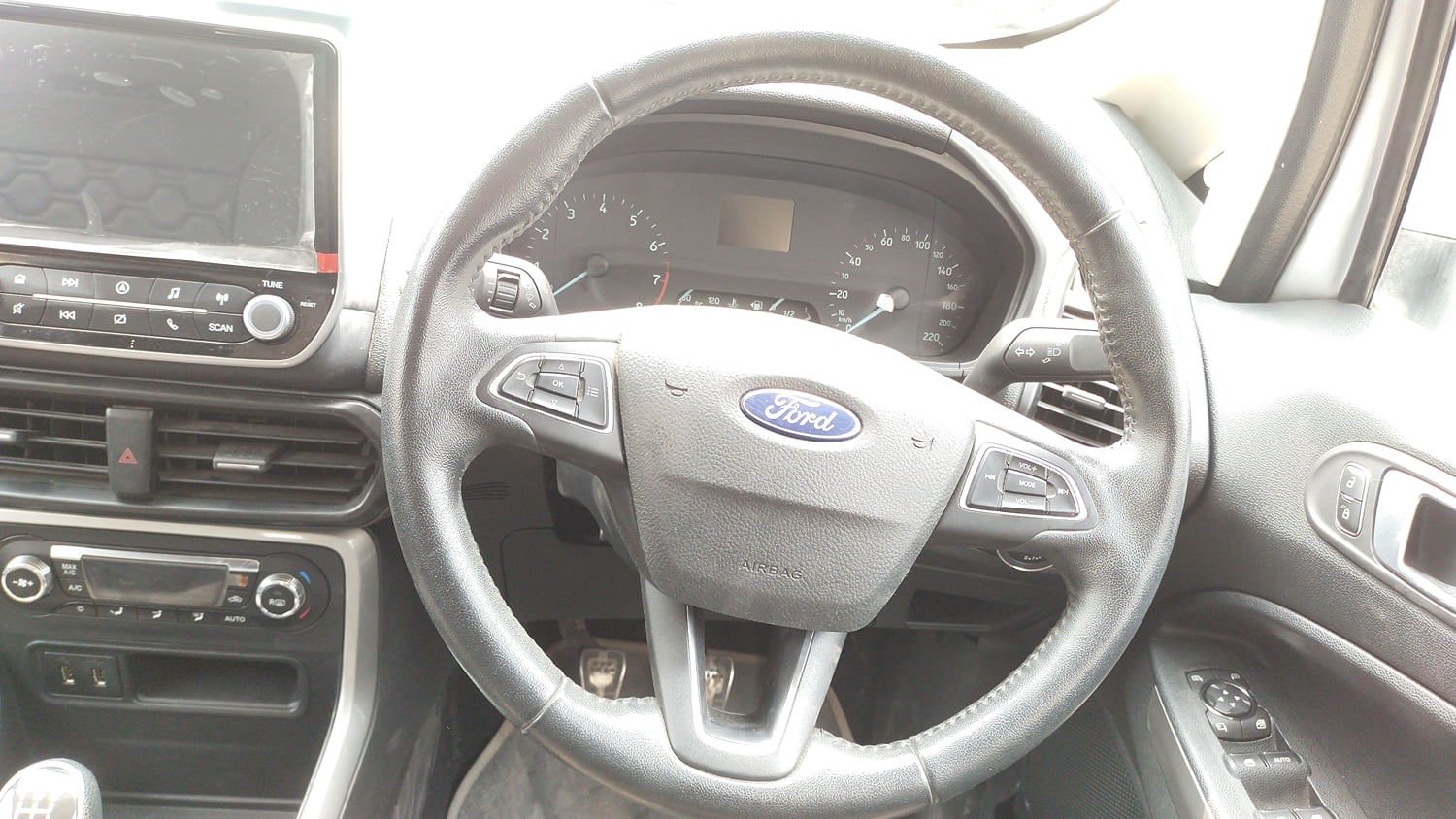 Used 2018 Ford EcoSport Titanium 1.5L Ti-VCT Petrol Manual interior STEERING VIEW