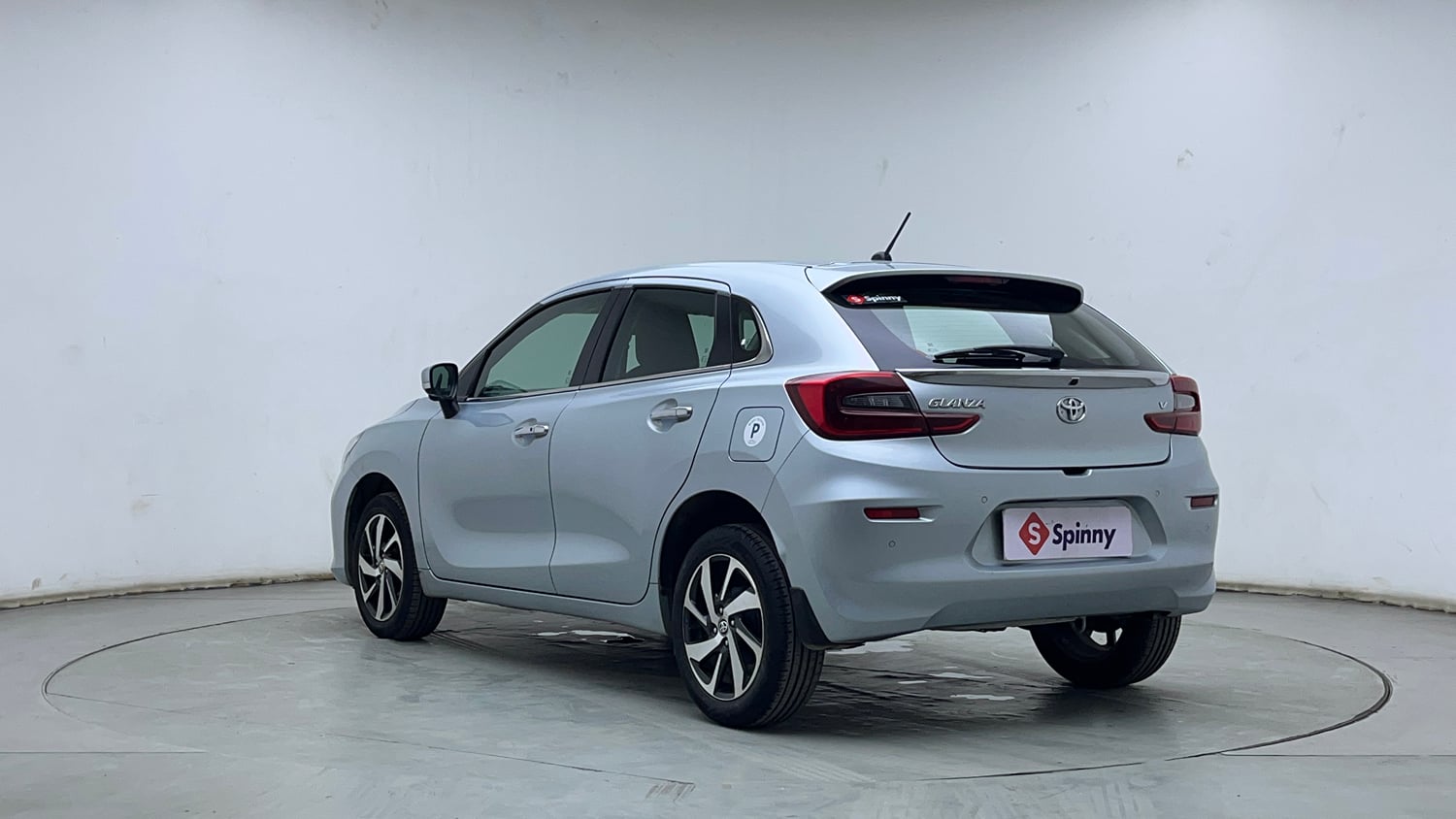 Used 2024 Toyota Glanza V Petrol Manual exterior LEFT REAR CORNER VIEW