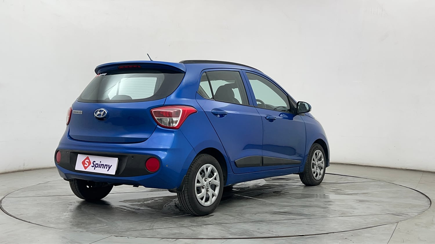 Used 2019 Hyundai Grand i10 Sportz 1.2 Kappa VTVT Petrol Manual exterior RIGHT REAR CORNER VIEW