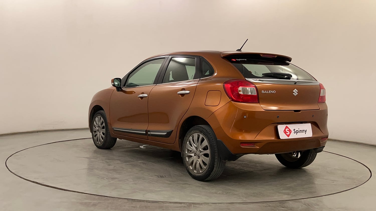 Used 2017 Maruti Suzuki Baleno Zeta 1.2 Petrol Manual exterior LEFT REAR CORNER VIEW