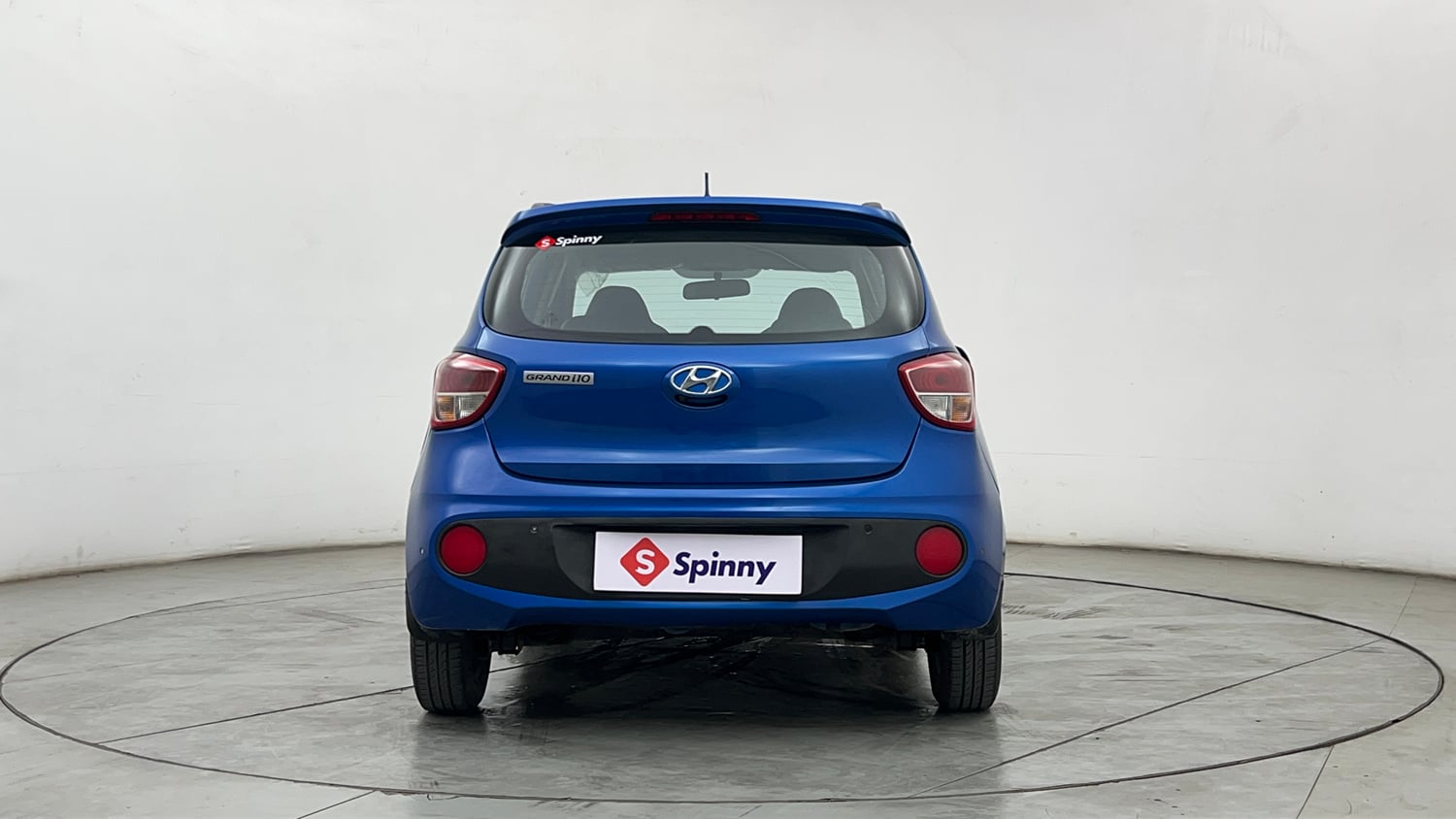 Used 2019 Hyundai Grand i10 Sportz 1.2 Kappa VTVT Petrol Manual exterior BACK VIEW