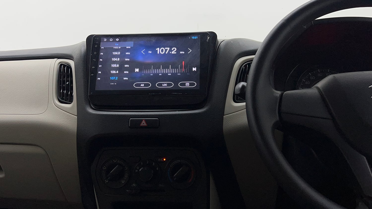 Used 2019 Maruti Suzuki Wagon R LXi 1.0 CNG Cng Manual interior MUSIC SYSTEM & AC CONTROL VIEW