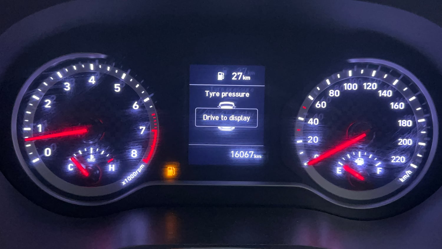 Used 2023 Hyundai Aura S 1.2 Petrol Petrol Manual interior CLUSTERMETER VIEW