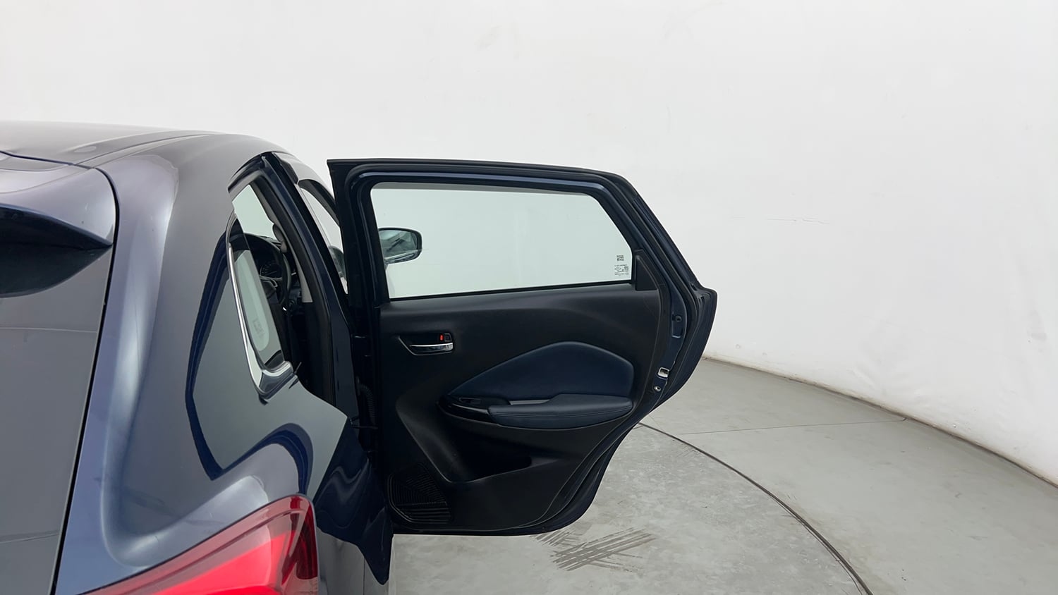 Used 2023 Maruti Suzuki Baleno Zeta AGS Petrol Automatic interior RIGHT REAR DOOR OPEN VIEW