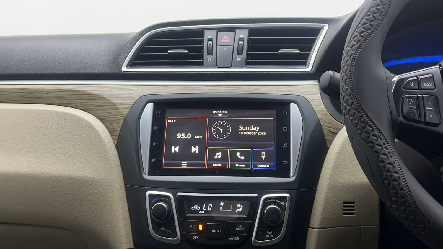 Used 2021 Maruti Suzuki Ciaz Zeta 1.5 Petrol Manual interior MUSIC SYSTEM & AC CONTROL VIEW
