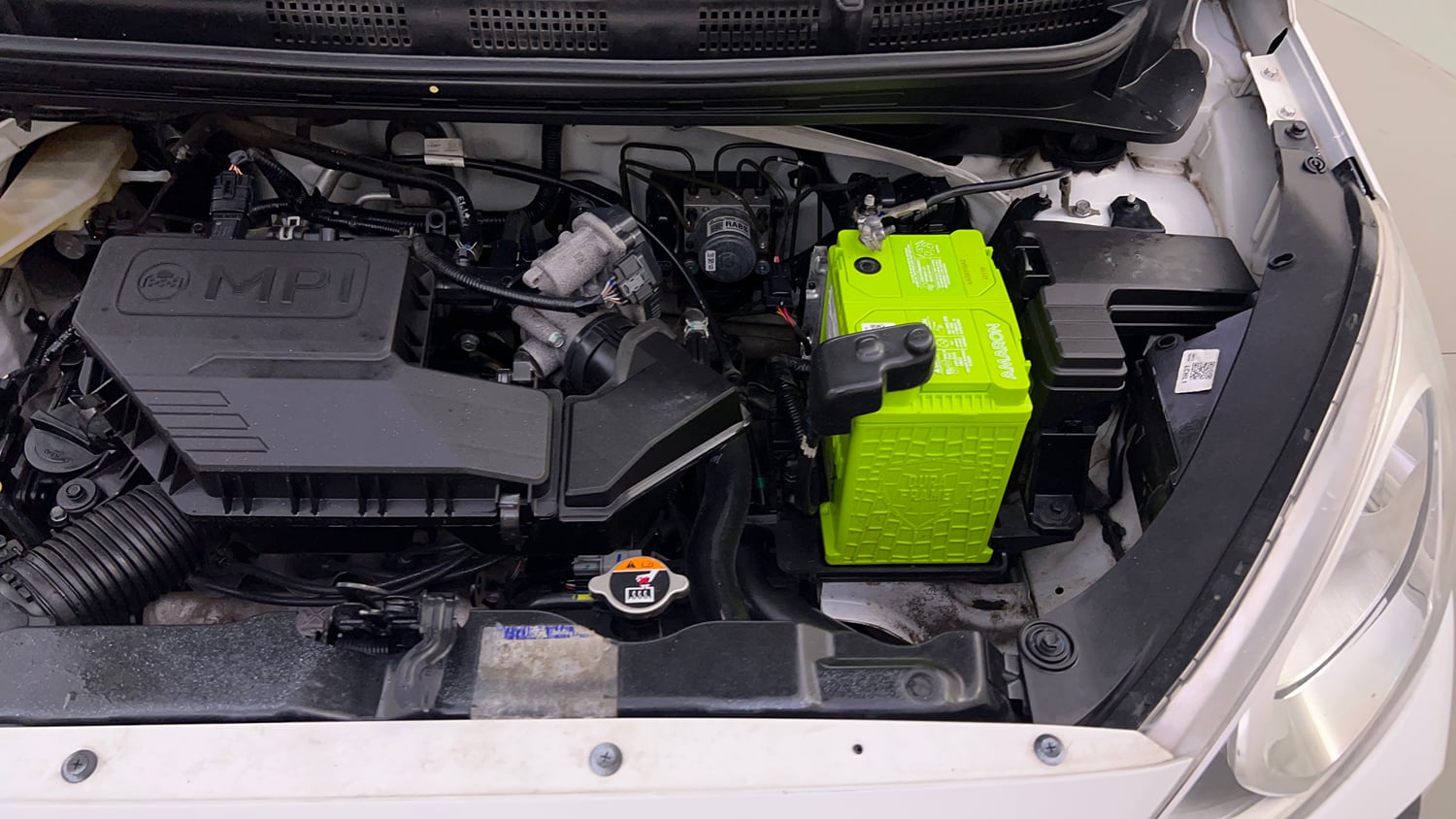 Used 2022 Hyundai Santro Sportz Petrol Manual engine ENGINE LEFT SIDE VIEW