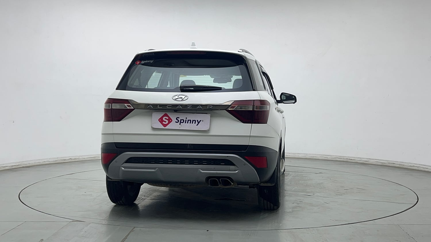 Used 2022 Hyundai Alcazar Signature (O) 6 STR 1.5 Diesel AT Diesel Automatic exterior BACK VIEW