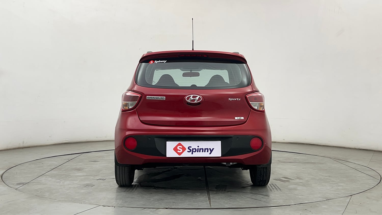 Used 2019 Hyundai Grand i10 Sportz 1.2 Kappa VTVT Petrol Manual exterior BACK VIEW