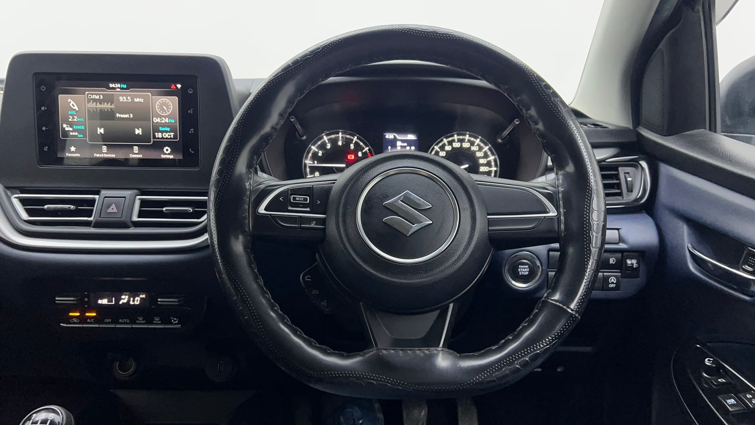 Used 2024 Maruti Suzuki Baleno Zeta MT Petrol Manual interior STEERING VIEW