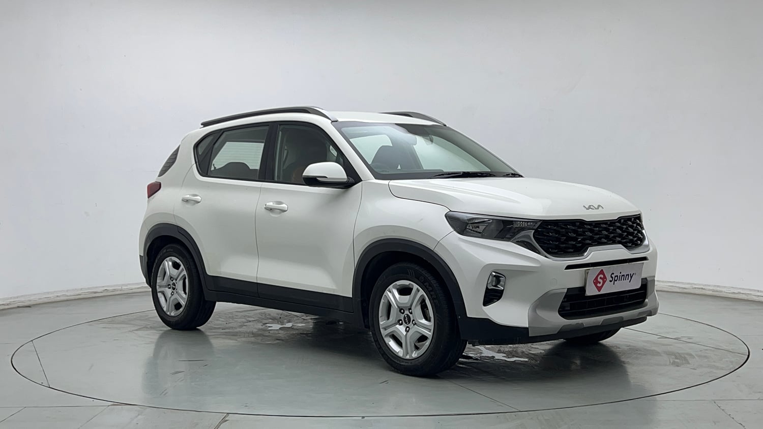 Used 2021 Kia Sonet HTK Plus 1.2 Petrol Manual exterior RIGHT FRONT CORNER VIEW