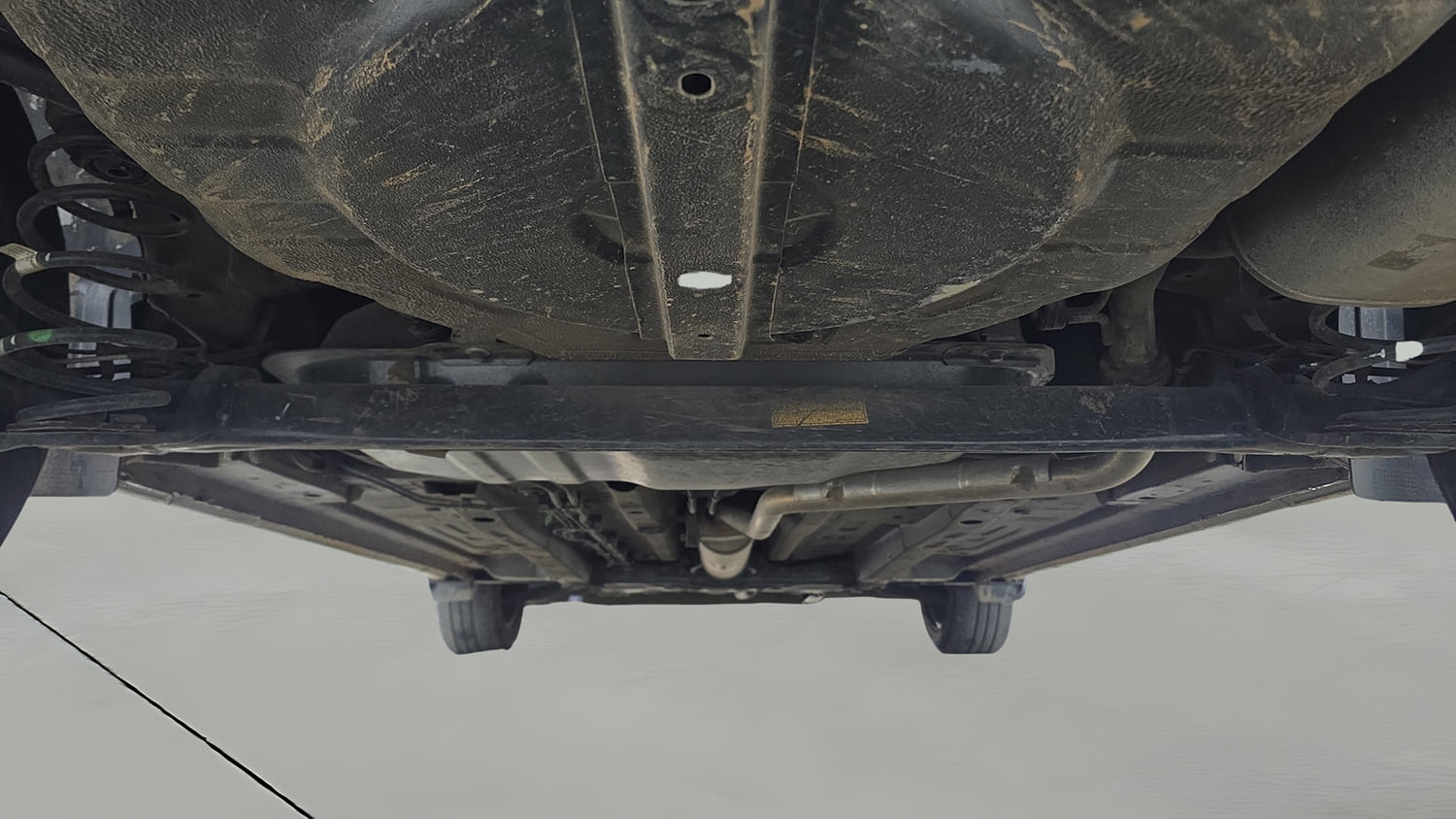 Used 2025 Tata Altroz Creative S Petrol 6DCT Petrol Automatic extra REAR UNDERBODY VIEW (TAKEN FROM REAR)