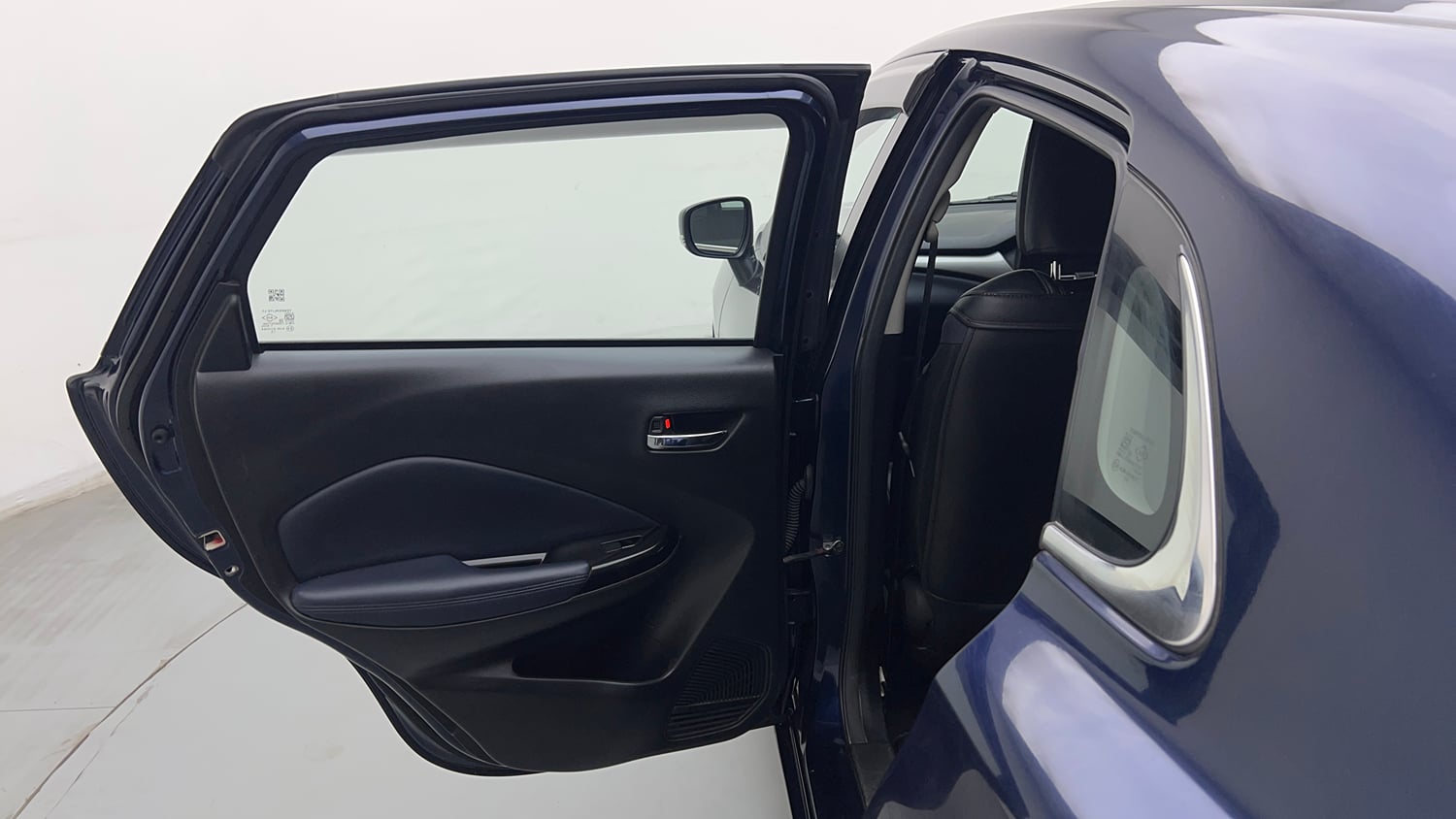 Used 2024 Maruti Suzuki Baleno Zeta MT Petrol Manual interior LEFT REAR DOOR OPEN VIEW