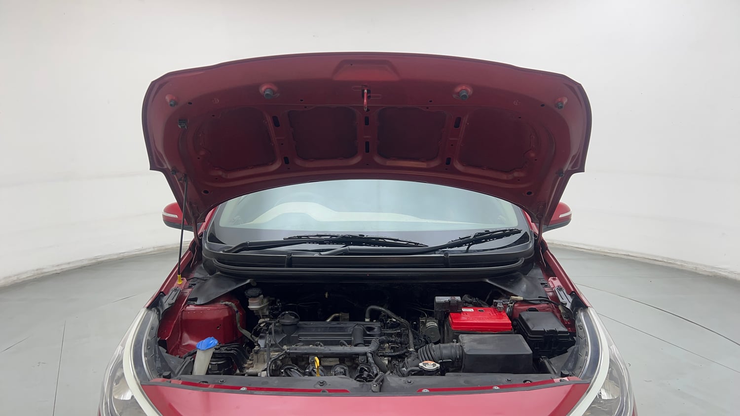 Used 2016 Hyundai Elite i20 Sportz 1.2 Petrol Manual engine ENGINE & BONNET OPEN FRONT VIEW