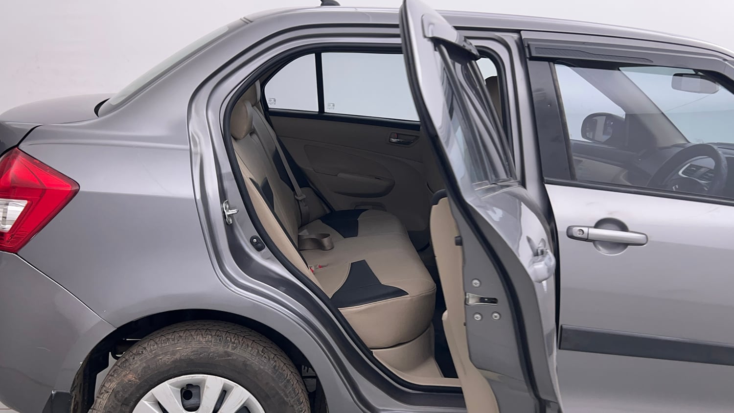 Used 2014 Maruti Suzuki Swift Dzire VXI Petrol Manual interior RIGHT SIDE REAR DOOR CABIN VIEW