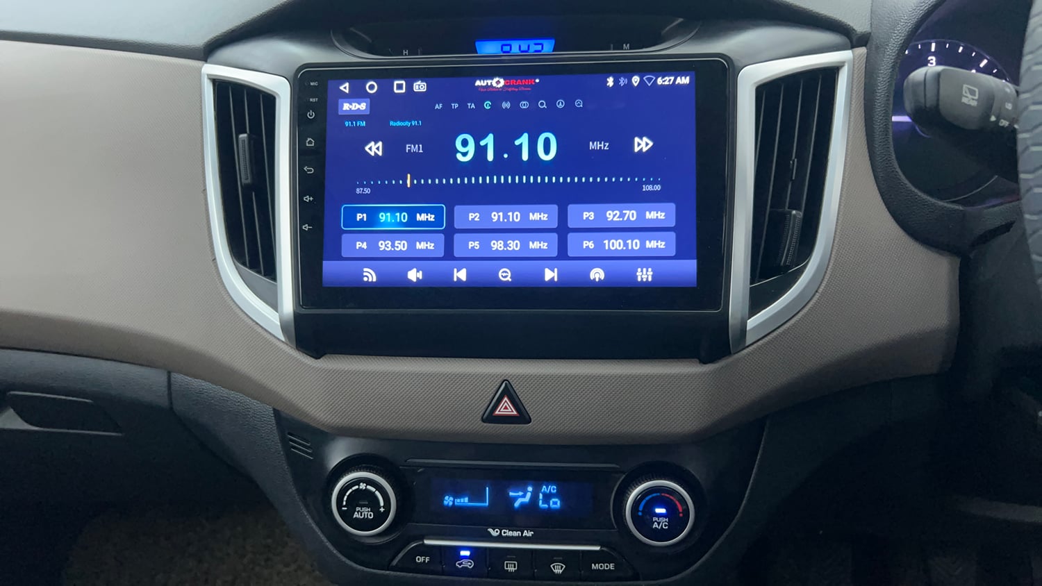 Used 2016 Hyundai Creta 1.6 SX Diesel Manual interior MUSIC SYSTEM & AC CONTROL VIEW