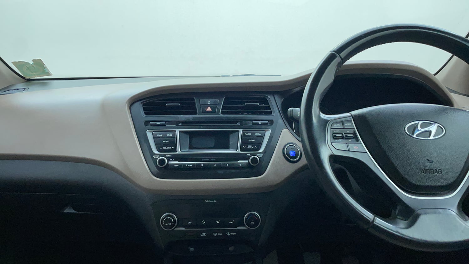 Used 2014 Hyundai Elite i20 Asta 1.2 Petrol Manual interior MUSIC SYSTEM & AC CONTROL VIEW