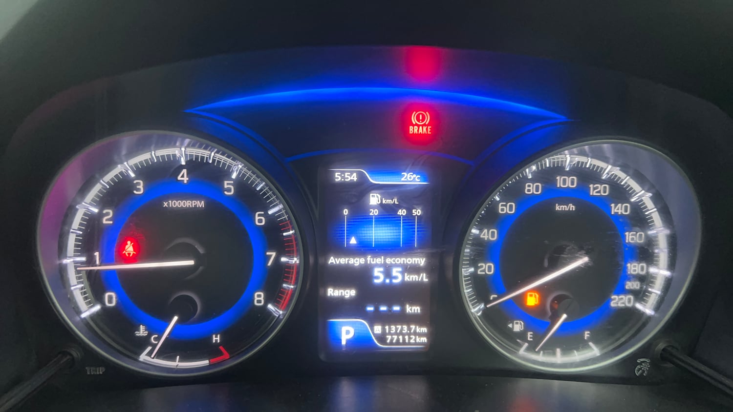 Used 2019 Maruti Suzuki Baleno Zeta Automatic Petrol Automatic interior CLUSTERMETER VIEW