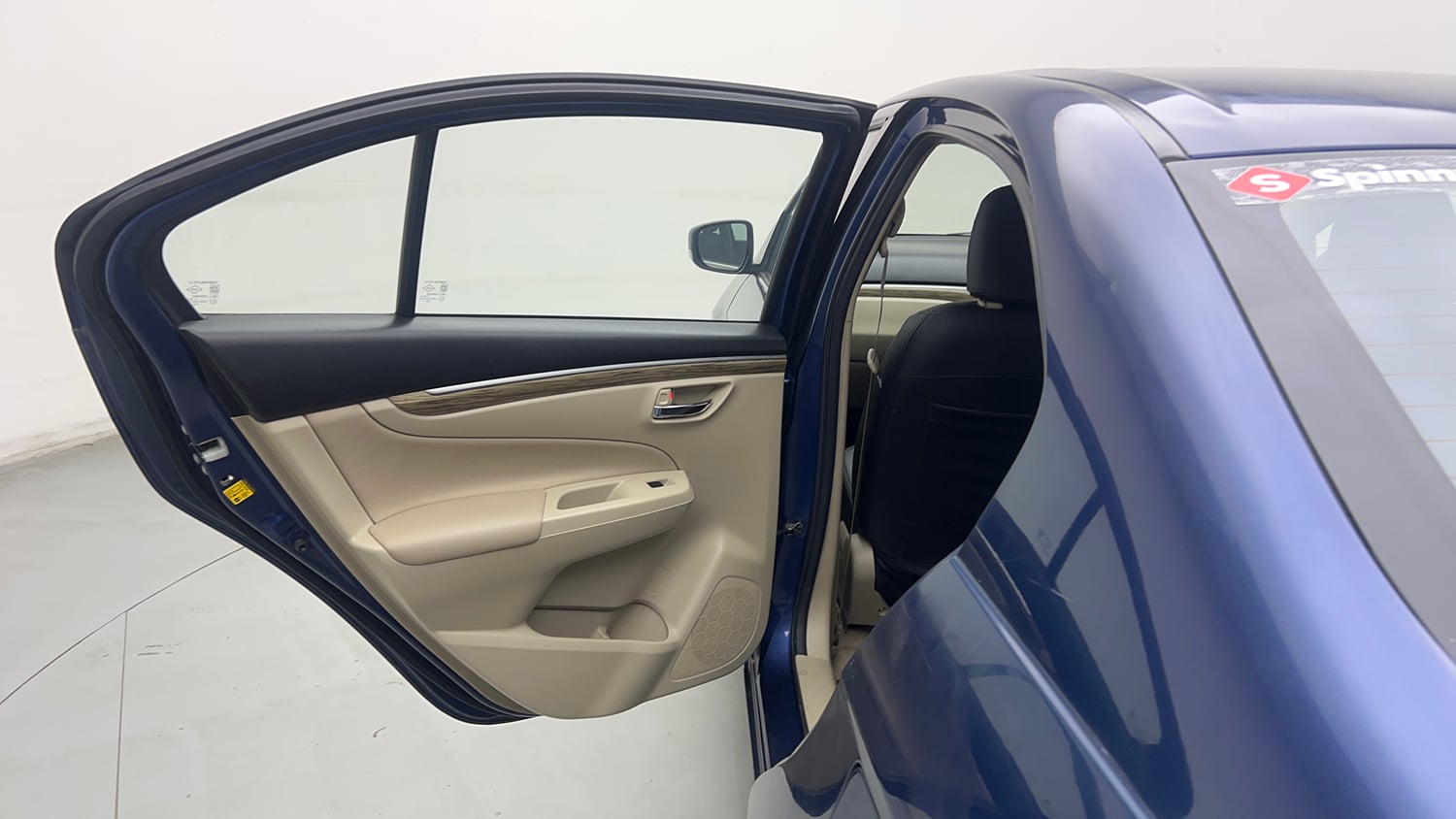 Used 2021 Maruti Suzuki Ciaz Zeta 1.5 Petrol Manual interior LEFT REAR DOOR OPEN VIEW