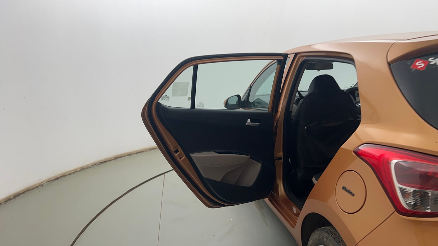 Used 2017 Hyundai Grand i10 Sportz 1.2 Kappa VTVT Petrol Manual interior LEFT REAR DOOR OPEN VIEW