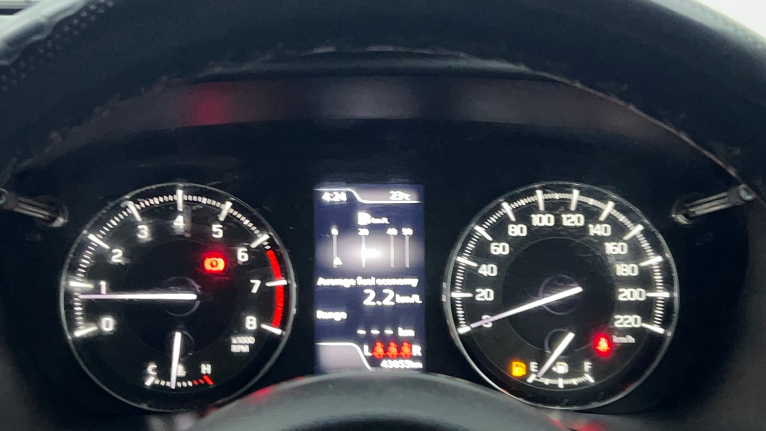 Used 2024 Maruti Suzuki Baleno Zeta MT Petrol Manual interior CLUSTERMETER VIEW