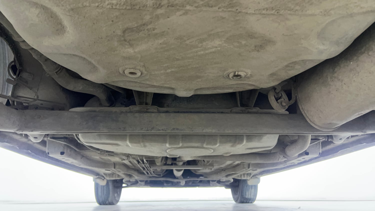 Used 2017 Tata Tigor Revotorq XZ Diesel Manual extra REAR UNDERBODY VIEW (TAKEN FROM REAR)