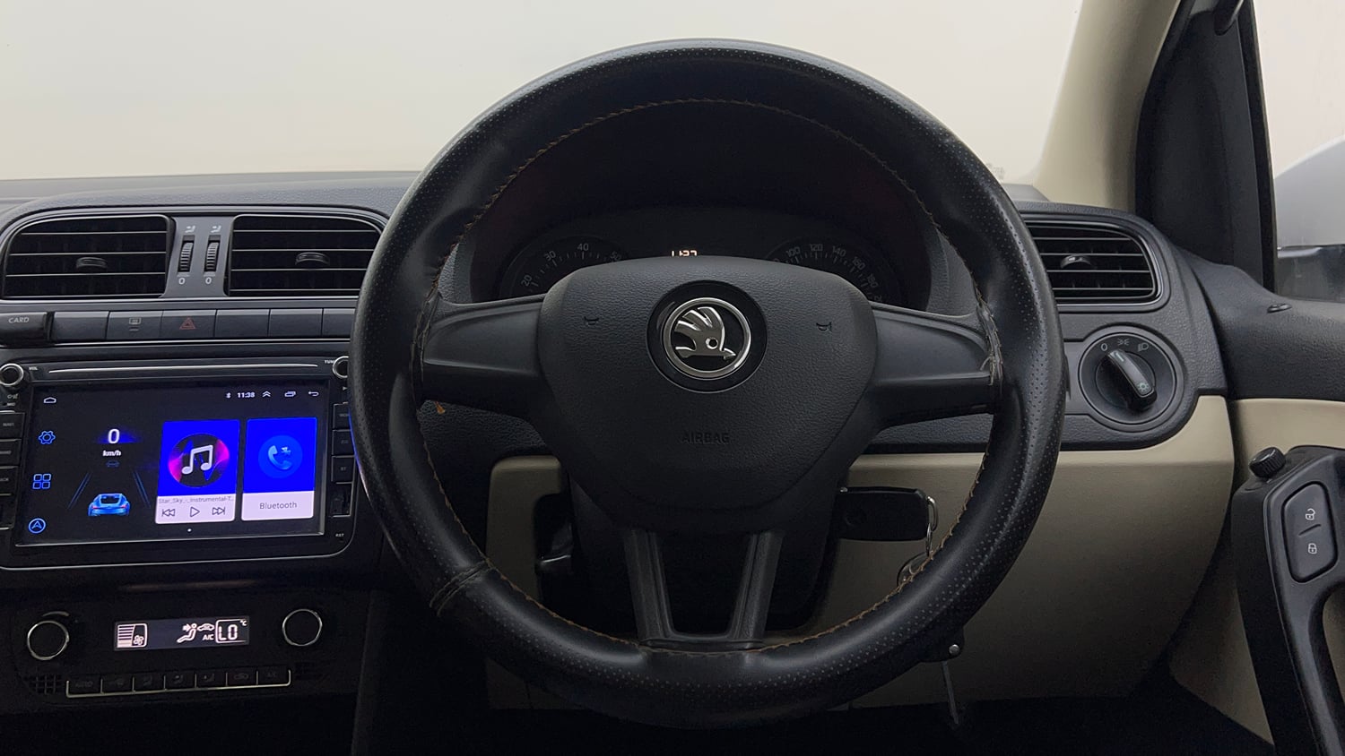 Used 2020 Skoda Rapid Active 1.0 TSI MT Petrol Manual interior STEERING VIEW