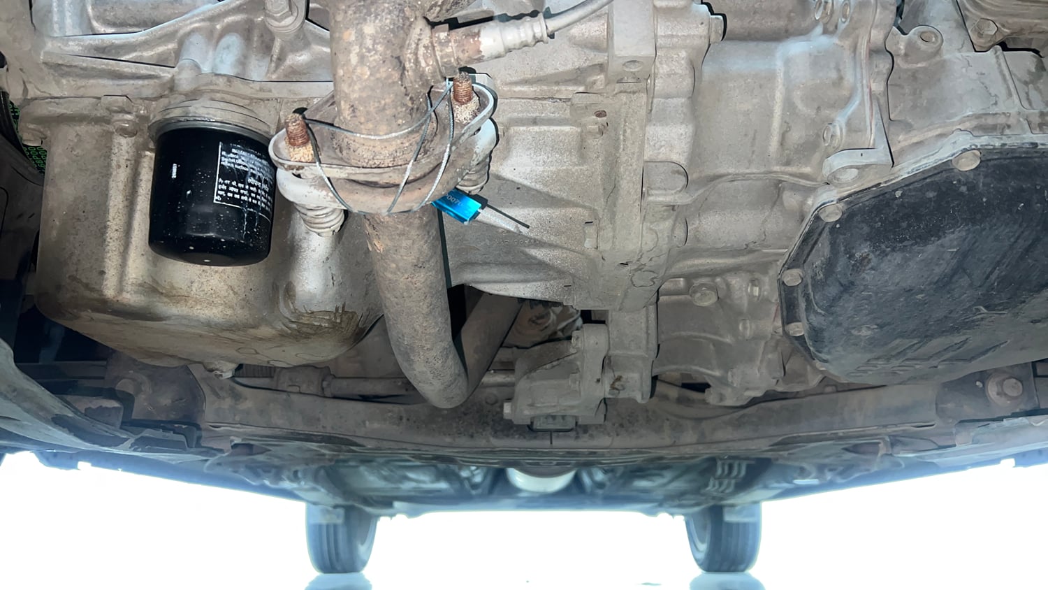 Used 2016 Maruti Suzuki Baleno Zeta 1.2 AT Petrol Automatic extra FRONT LEFT UNDERBODY VIEW