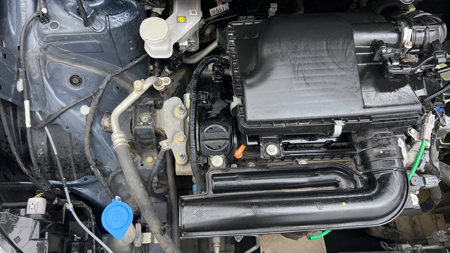 Used 2023 Maruti Suzuki Baleno Zeta AGS Petrol Automatic engine ENGINE RIGHT SIDE VIEW
