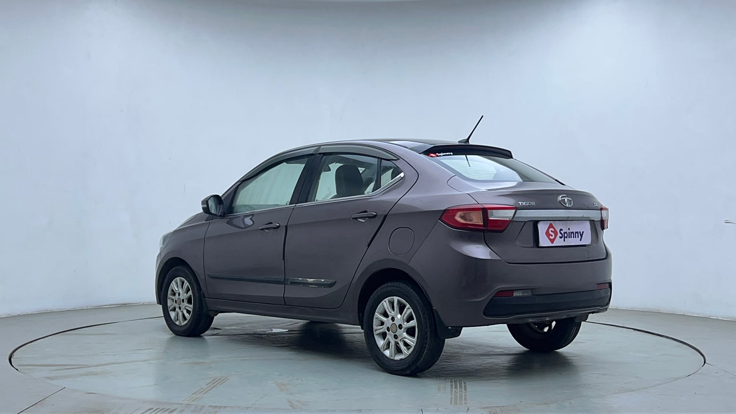 Used 2017 Tata Tigor Revotorq XZ Diesel Manual exterior LEFT REAR CORNER VIEW