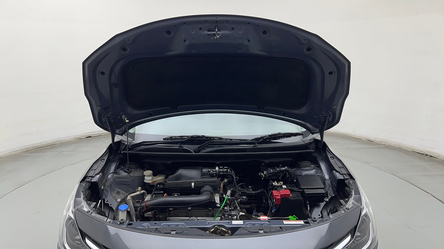 Used 2025 Maruti Suzuki Baleno Delta MT Petrol Manual engine ENGINE & BONNET OPEN FRONT VIEW