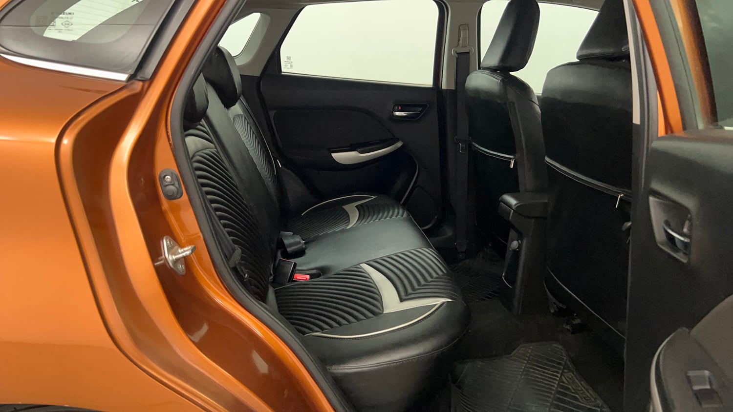 Used 2017 Maruti Suzuki Baleno Zeta 1.2 Petrol Manual interior RIGHT SIDE REAR DOOR CABIN VIEW