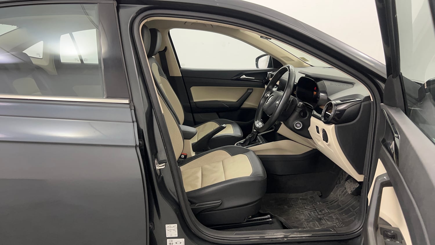 Used 2023 Skoda Slavia Style 1.5L TSI DSG Petrol Automatic interior RIGHT SIDE FRONT DOOR CABIN VIEW