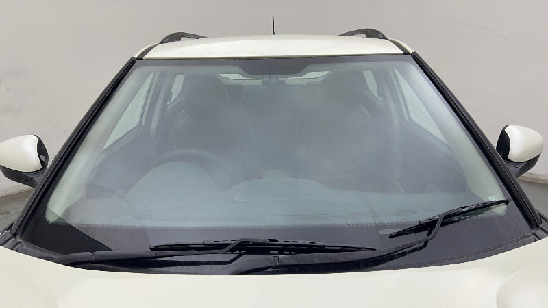Used 2019 Mahindra XUV 300 1.2 W6 Petrol Manual exterior FRONT WINDSHIELD VIEW