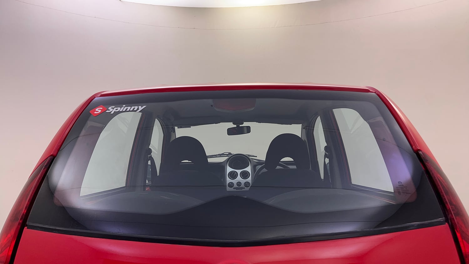 Used 2013 Tata Nano CX Petrol Manual exterior BACK WINDSHIELD VIEW
