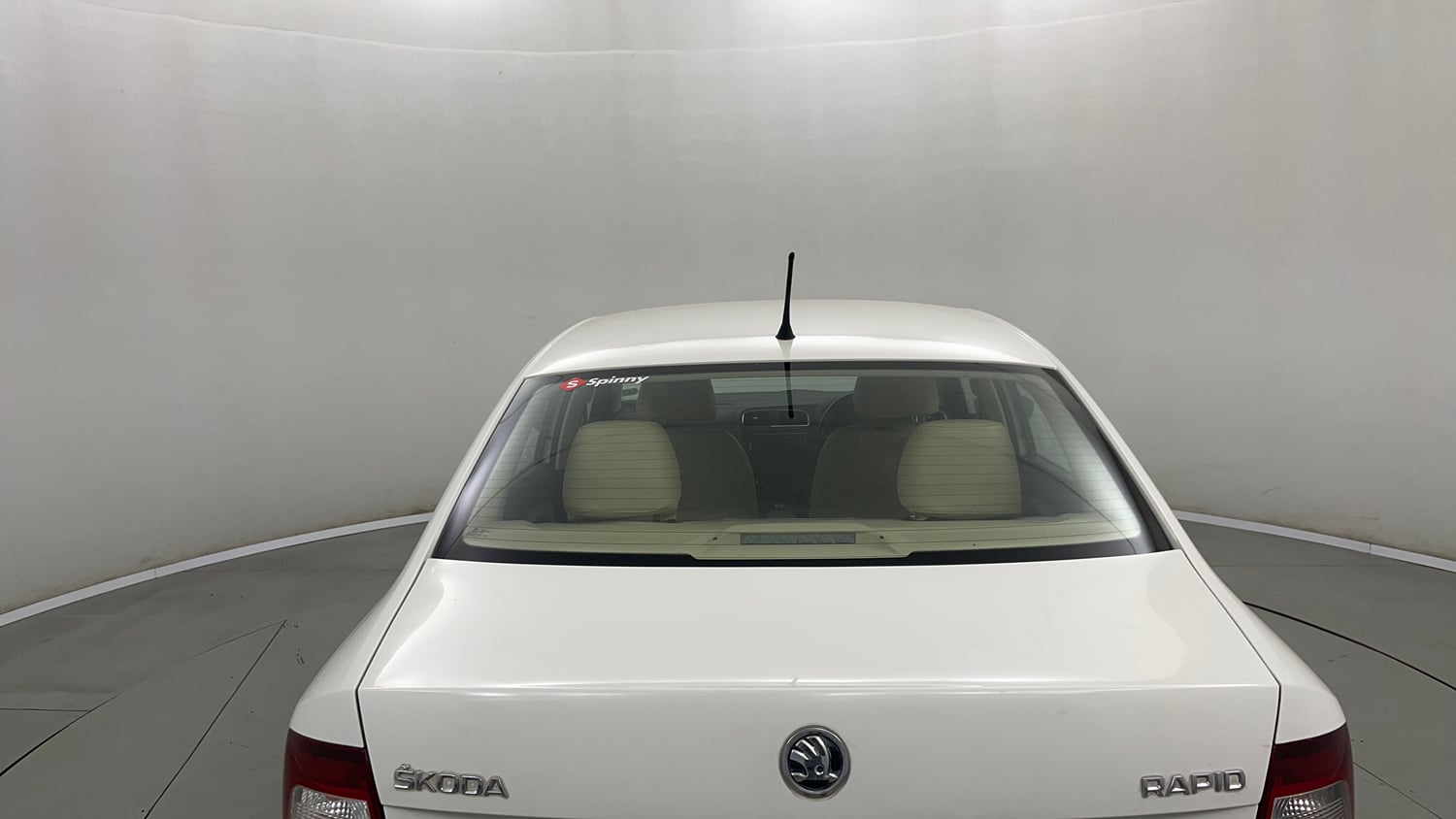 Used 2019 Skoda Rapid Ambition 1.6 MPI AT Petrol Automatic exterior BACK WINDSHIELD VIEW
