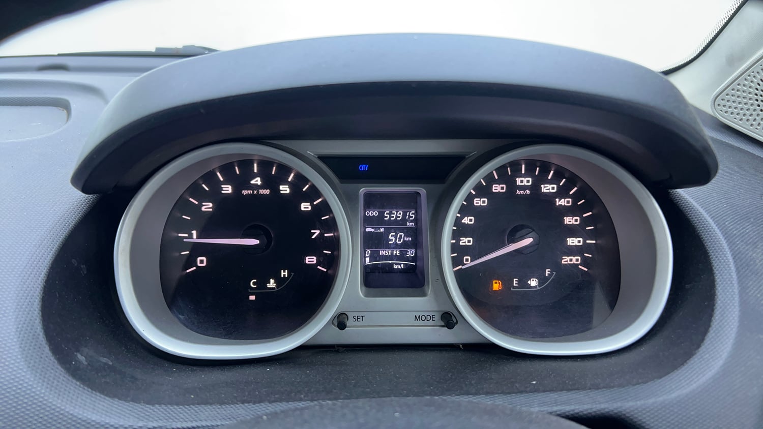 Used 2017 Tata Tigor Revotorq XZ Diesel Manual interior CLUSTERMETER VIEW