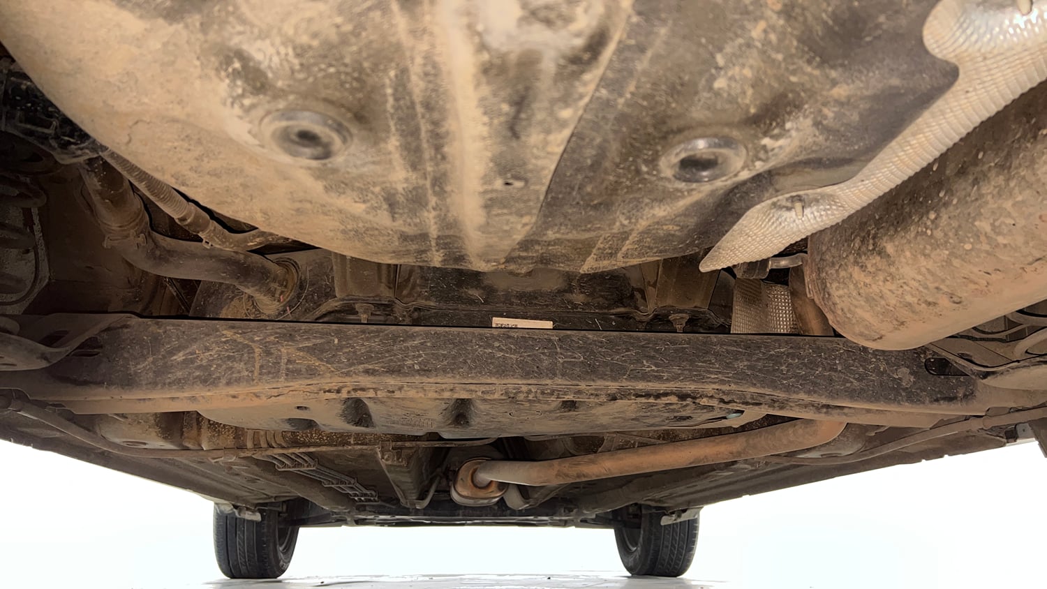Used 2021 Kia Sonet HTK Plus 1.2 Petrol Manual extra REAR UNDERBODY VIEW (TAKEN FROM REAR)