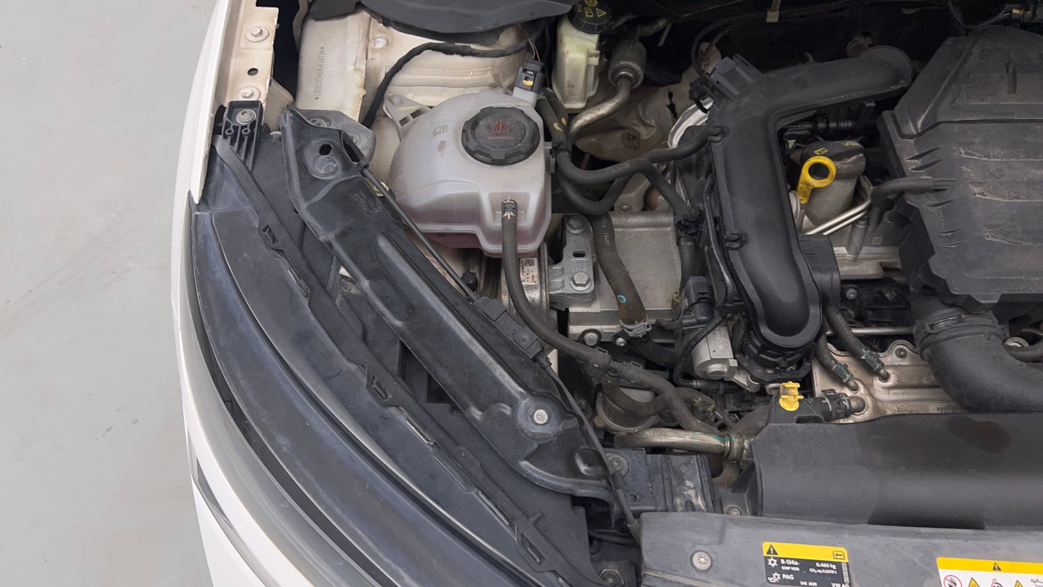 Used 2022 Skoda Kushaq Style 1.0L TSI AT Petrol Automatic engine ENGINE RIGHT SIDE VIEW