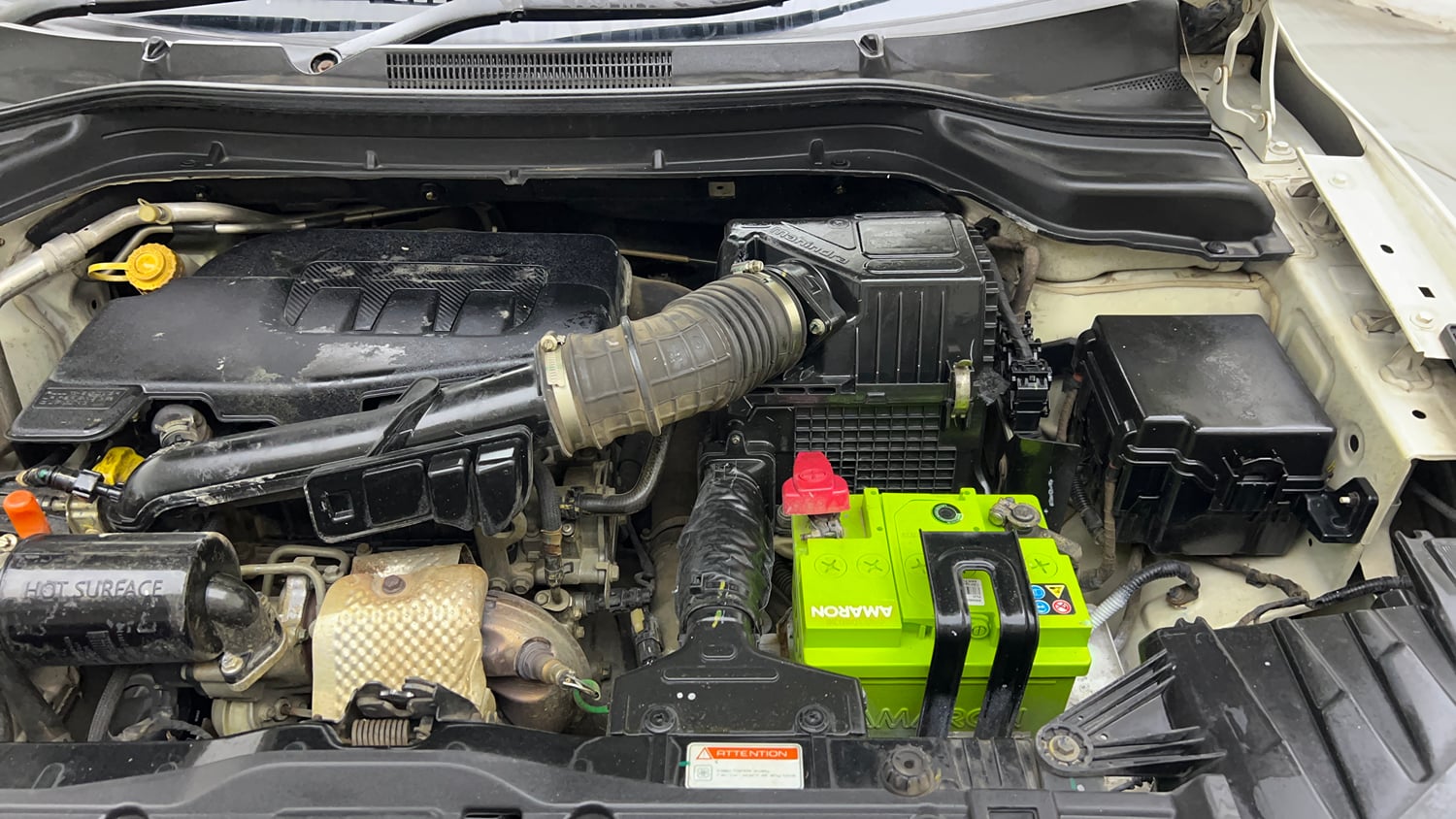Used 2019 Mahindra XUV 300 1.2 W6 Petrol Manual engine ENGINE LEFT SIDE VIEW