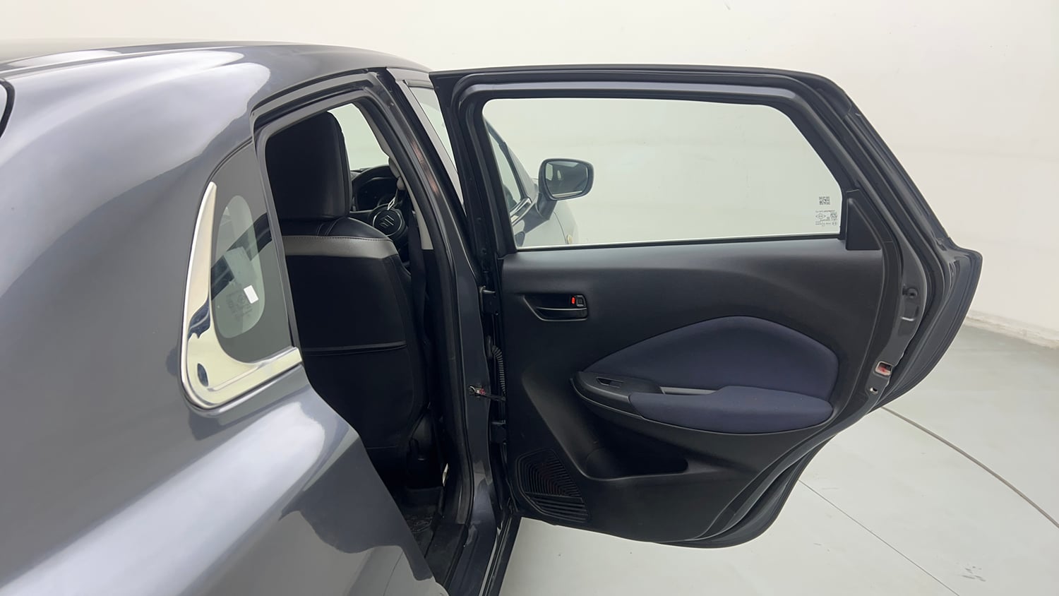 Used 2023 Maruti Suzuki Baleno Sigma MT Petrol Manual interior RIGHT REAR DOOR OPEN VIEW