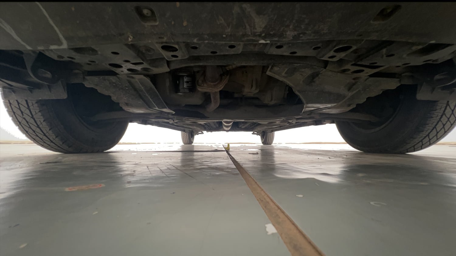 Used 2014 Maruti Suzuki Swift Dzire VXI Petrol Manual extra FRONT LEFT UNDERBODY VIEW