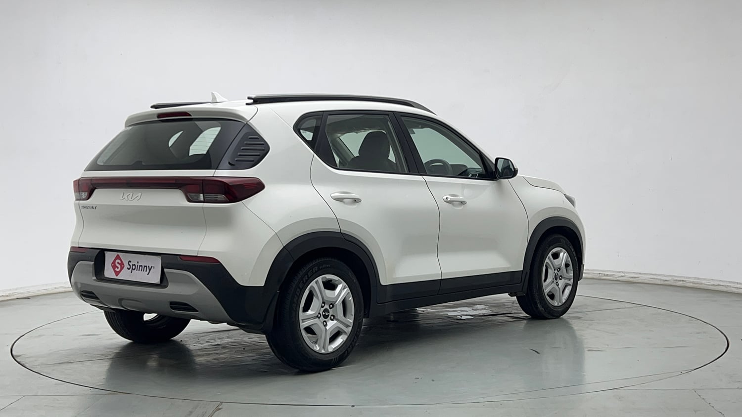 Used 2021 Kia Sonet HTK Plus 1.2 Petrol Manual exterior RIGHT REAR CORNER VIEW