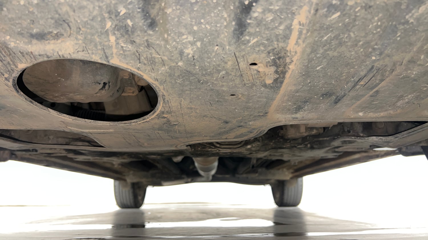 Used 2021 Kia Seltos GTX Plus 1.4 DCT Petrol Automatic extra FRONT LEFT UNDERBODY VIEW
