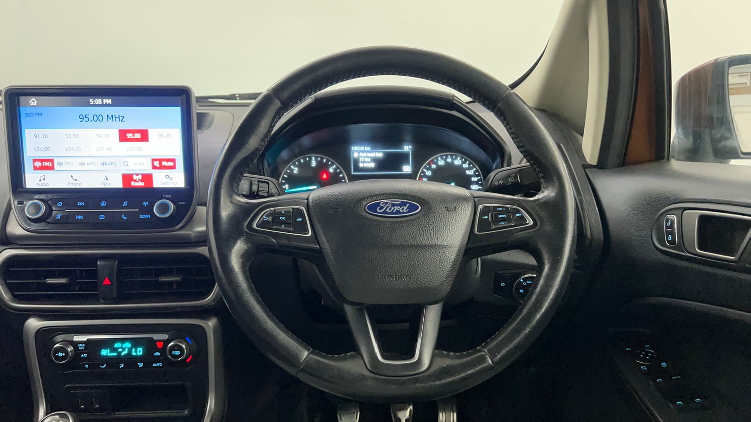 Used 2019 Ford EcoSport Titanium 1.5L TDCi Diesel Manual interior STEERING VIEW