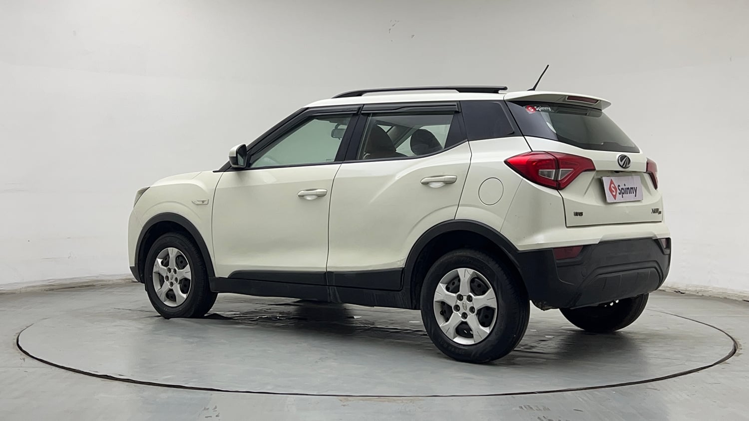 Used 2019 Mahindra XUV 300 1.2 W6 Petrol Manual exterior LEFT REAR CORNER VIEW