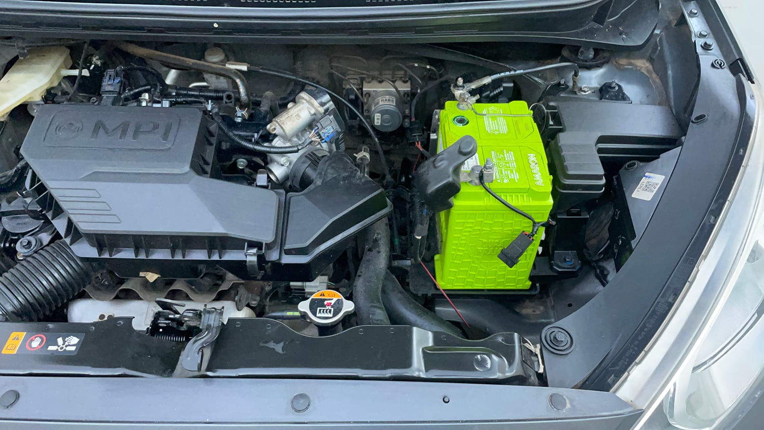 Used 2021 Hyundai Santro Magna Petrol Manual engine ENGINE LEFT SIDE VIEW
